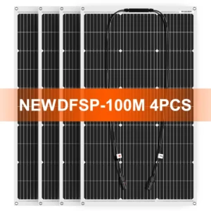 DOKIO 18V 100W/200W/400W Flexible Solar Panels