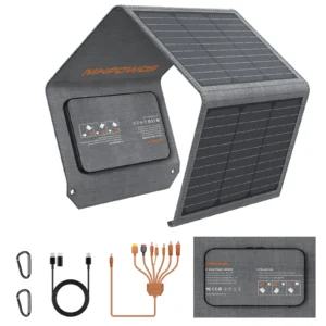 MHPOWOS 40W Portable Solar Panel Charger
