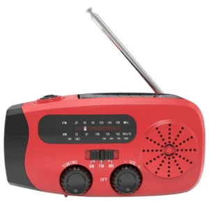 Portable Emergency Crank Radio FM AM WB