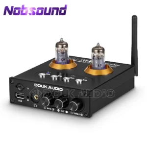 Nobsound Mini Bluetooth 5.0 Vacuum Tube Preamp HiFi Stereo Receiver