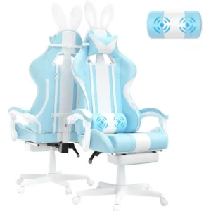 Light Blue Kawaii Gaming Chair