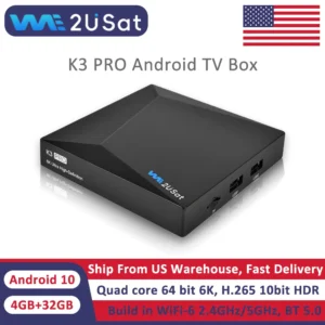 We2uSat K3 Pro 6K HDR Android 10.0 TV Box