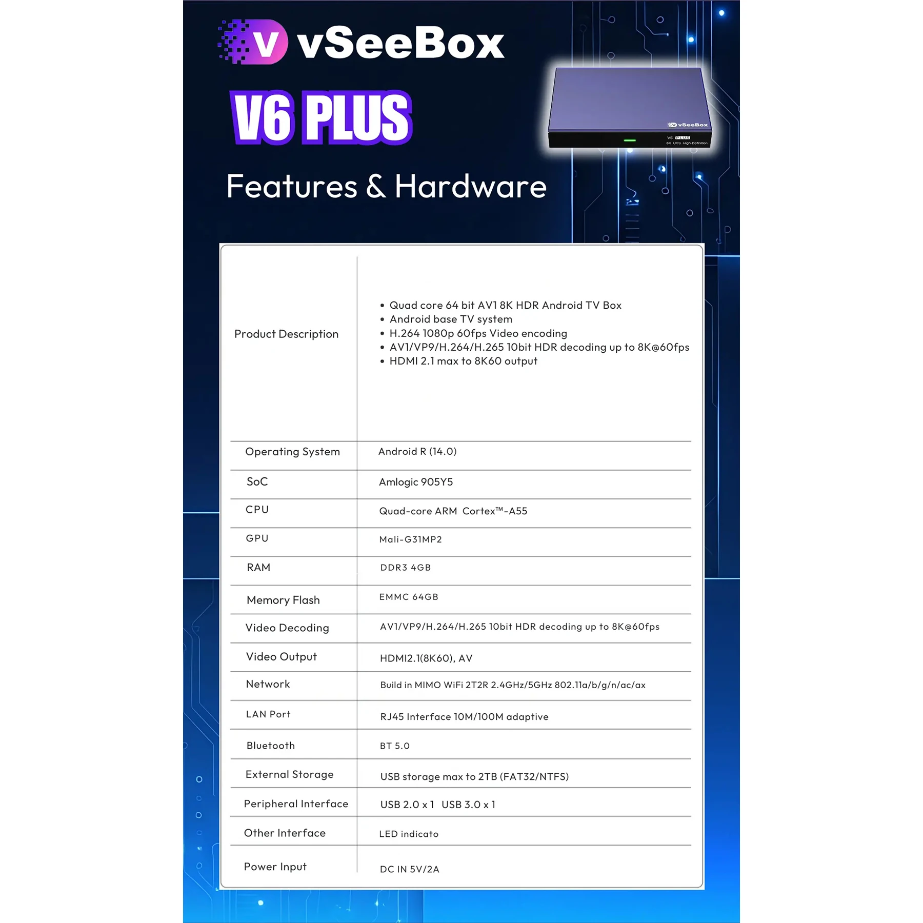 vSeeBox V6 Plus Voice Control - Image 2