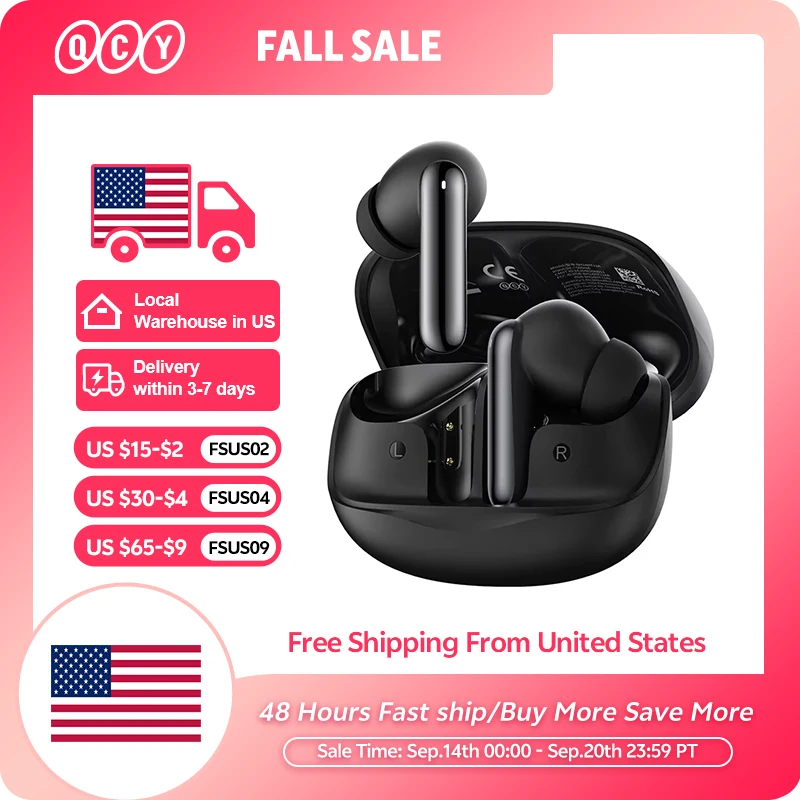 QCY Melobuds N50 ANC Bluetooth 5.4 Wireless Earphones - Image 2