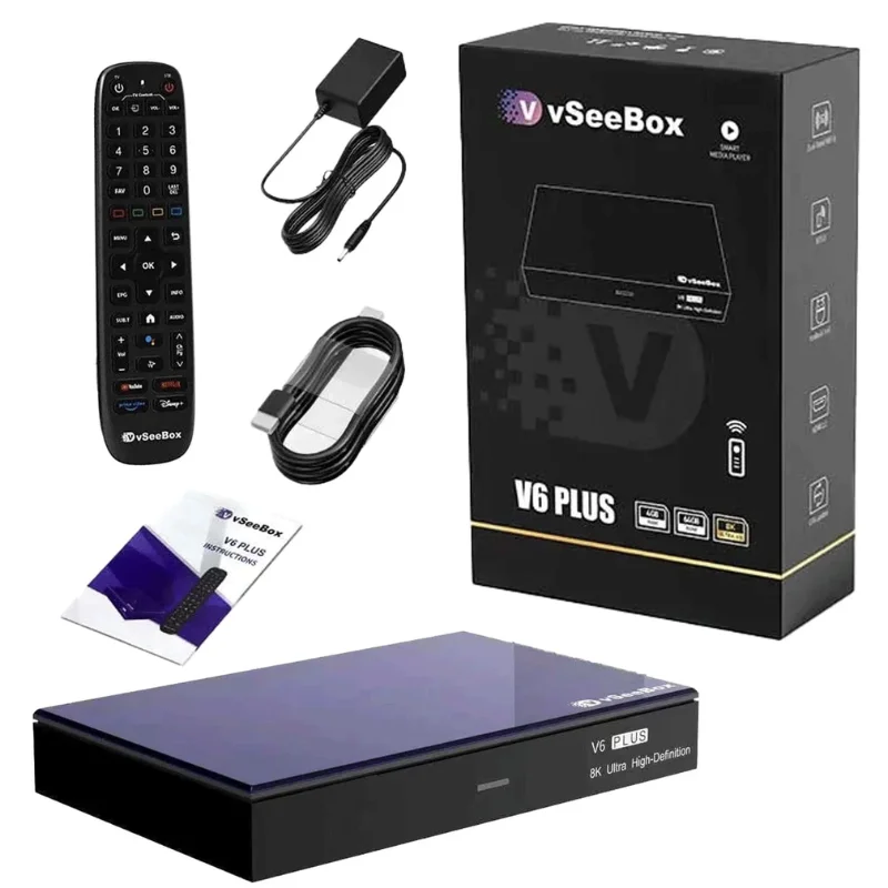 VSeeBox V6 Plus | Authorized US Distributor | Same Day USA Shipping | Android Media Player 64Gb Storage - Image 2