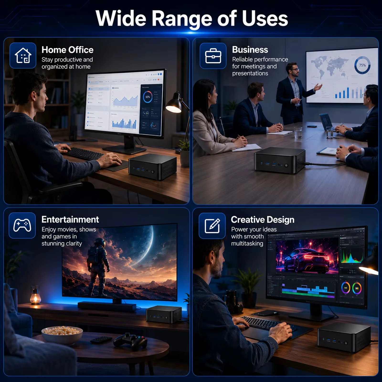 NEW Mini PC Intel I9 8950HK Windows 11 Pro - Image 5