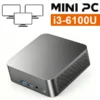 NEW Mini PC Intel I9 8950HK Windows 11 Pro - Thumbnail Image 1