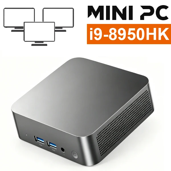 NEW Mini PC Intel I9 8950HK Windows 11 Pro - Image 1