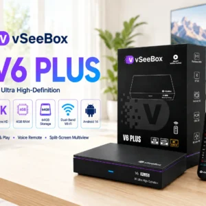 VSeeBox V6 Plus | Authorized US Distributor | Same Day USA Shipping | Android Media Player 64Gb Storage