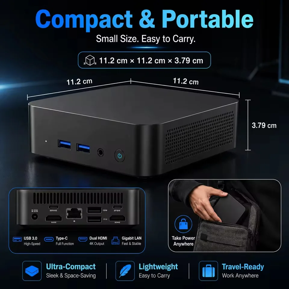 NEW Mini PC Intel I9 8950HK Windows 11 Pro - Image 3