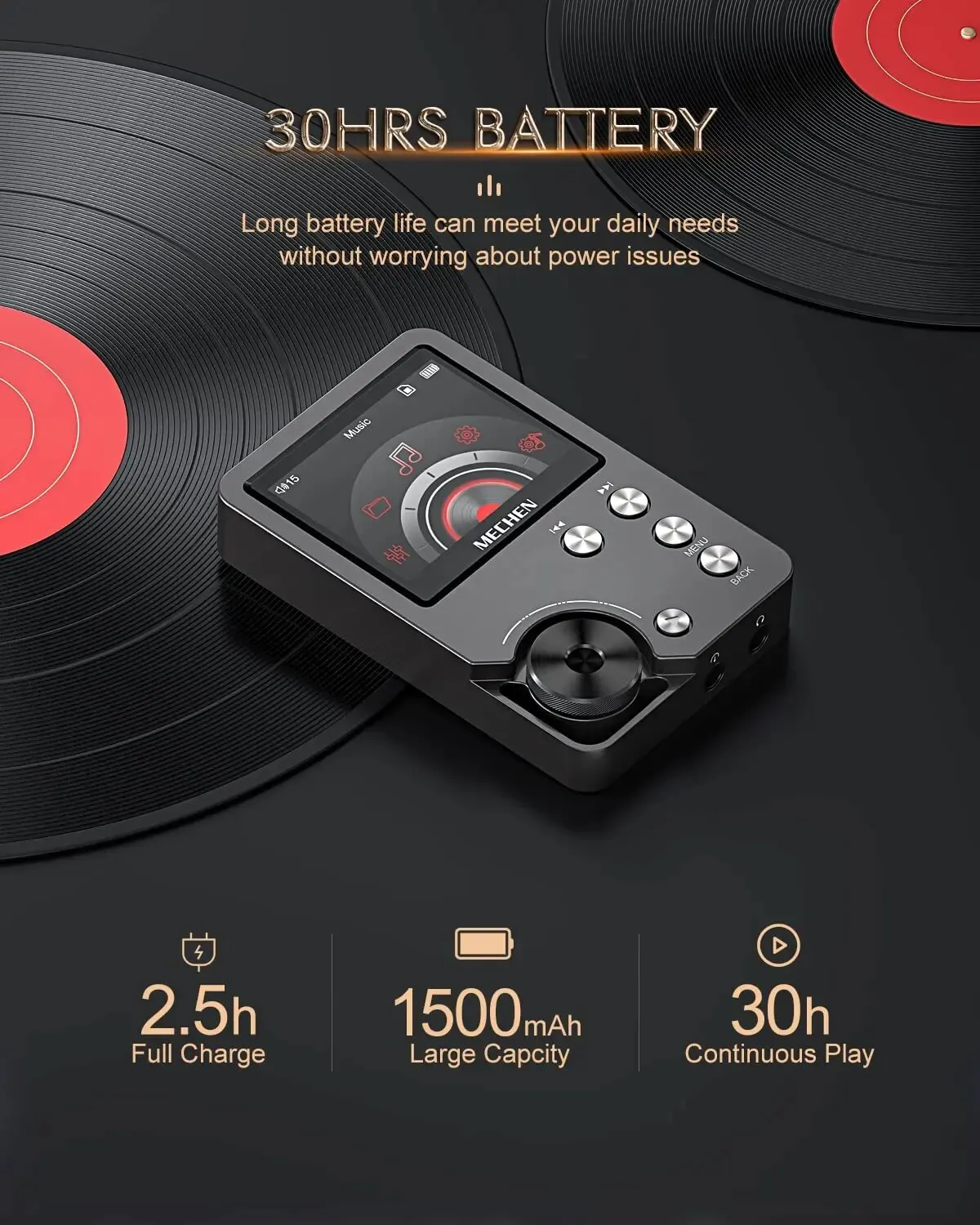 M30 High Quality Lossless MP3 Player Support Up to 256GB - Image 5