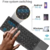 Portable Pocket Sized Foldable BT Keyboard Mini Wireless Keyboard - Thumbnail Image 6