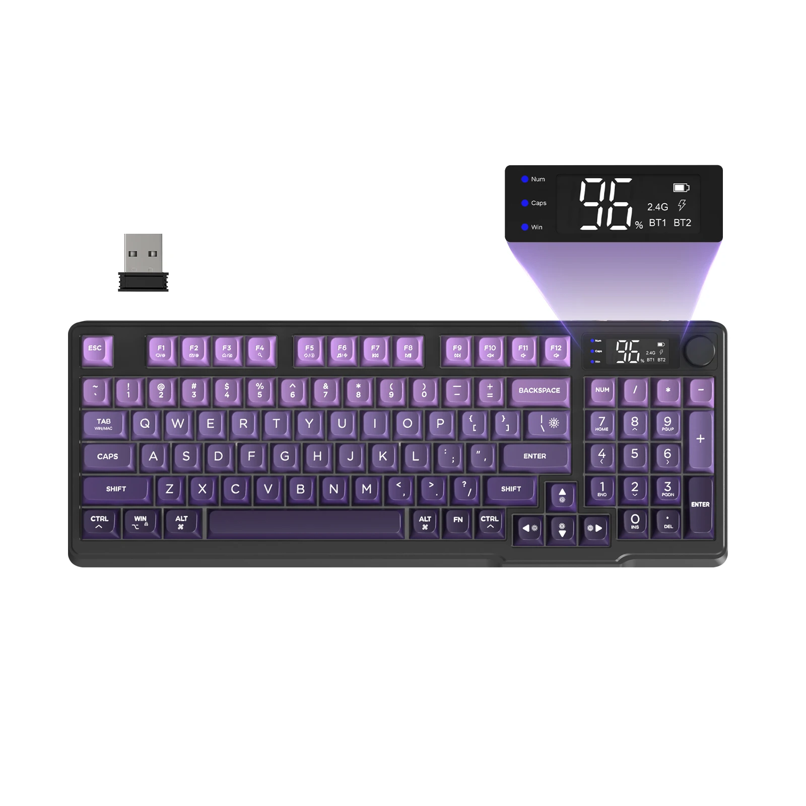 ZIYOU LANG M96 Wireless Gaming Keyboard - Image 1