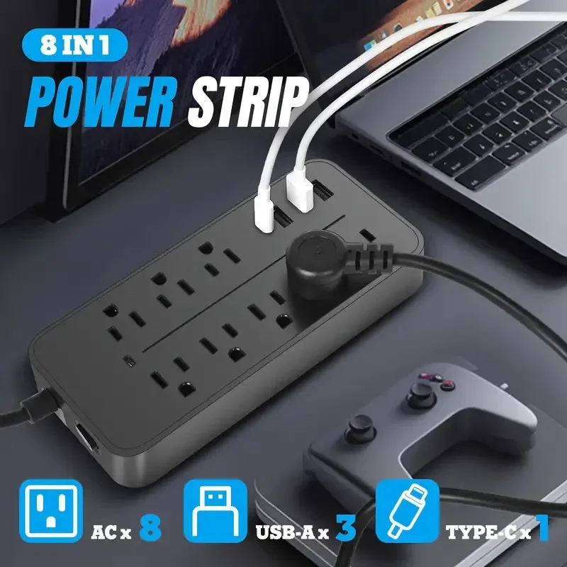 US Power Strip Surge Protector - Image 4
