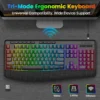 FocusOnPC K787 2.4G Tri-Mode Wireless Gaming Keyboard, - Thumbnail Image 7