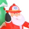 Firefighter Santa Claus with Christmas Tree - Thumbnail Image 5