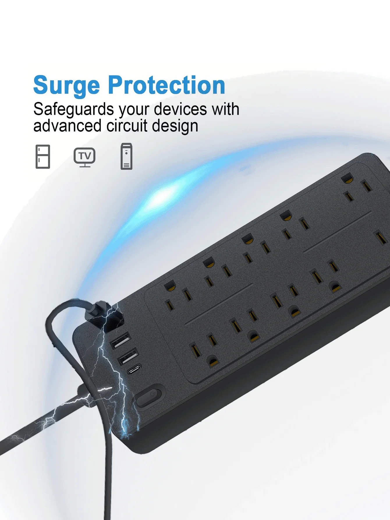 Power Strip Surge Protector - Image 9