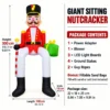 10FT Nutcracker Soldier with Candy Cane and Gift Box - Thumbnail Image 8