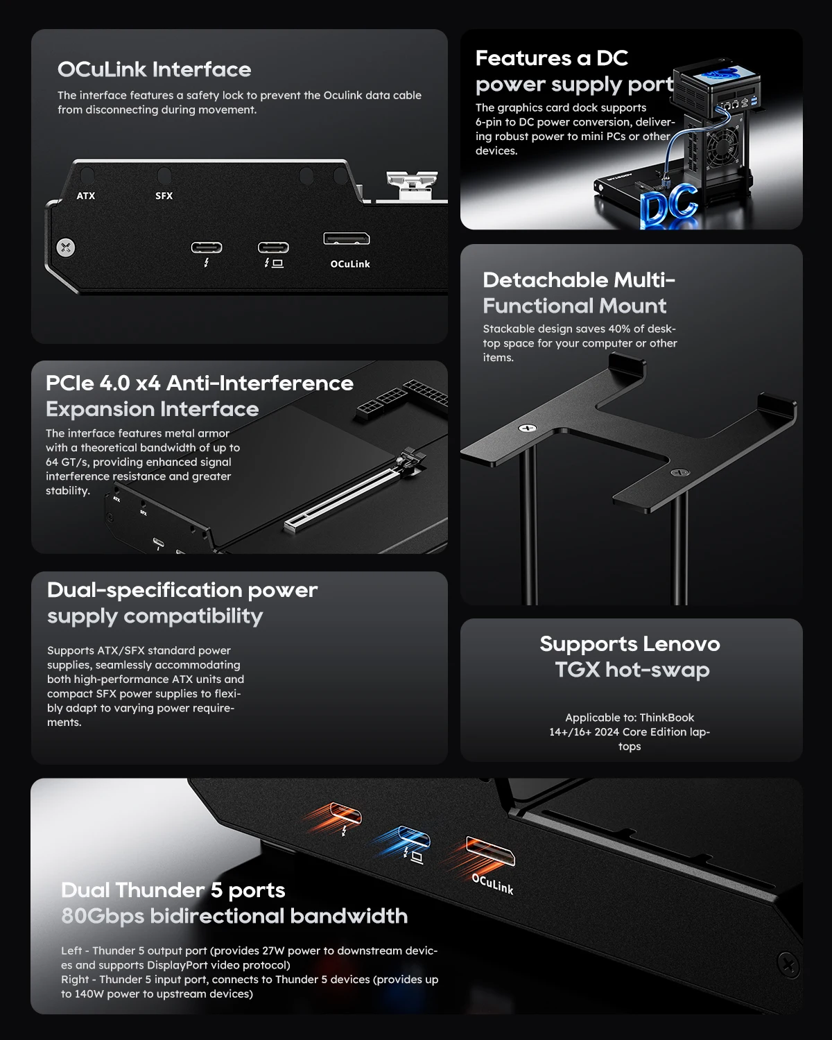 AOOSTAR EG02 Graphics Card Dock - Image 1