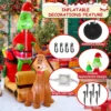 7FT LED-Lit Inflatable Green Monster - Thumbnail Image 4