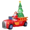 Firefighter Santa Claus with Christmas Tree - Thumbnail Image 4