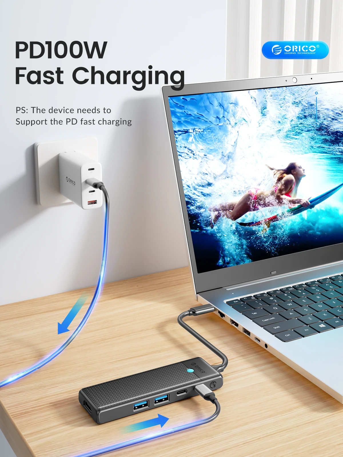 ORICO USB C HUB Type-C Docking Station - Image 6