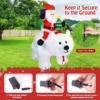 Santa Clause Riding Bear with Shaking Head - Thumbnail Image 5