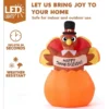 6FT Thanksgiving Inflatables Turkey on Pumpkin - Thumbnail Image 3