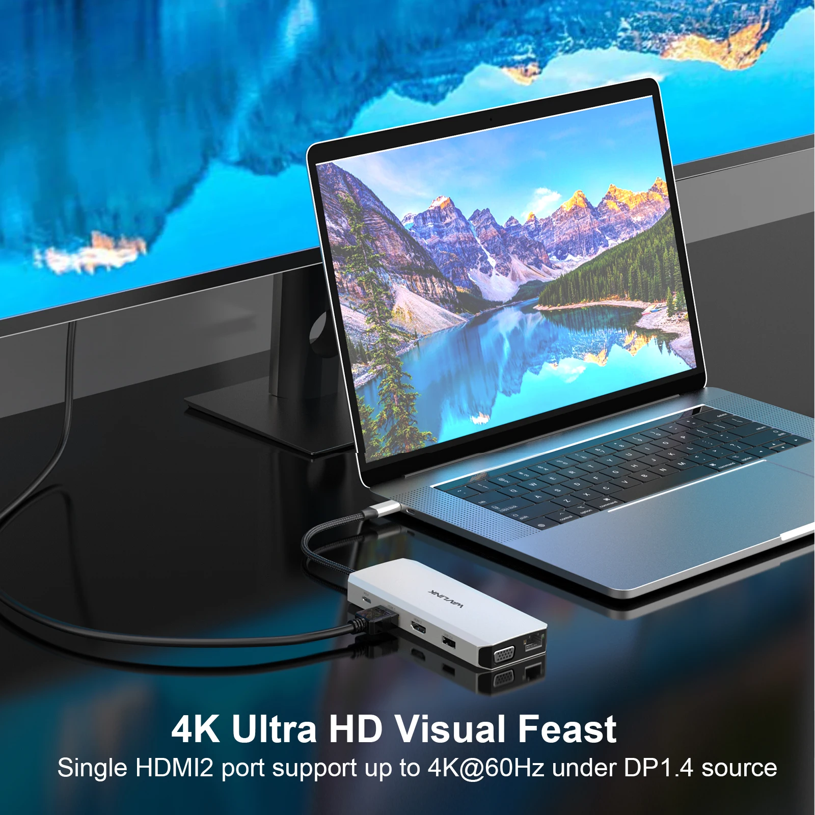 WAVLINK USB C 12-in-1 Hub/ Docking Station - Image 5