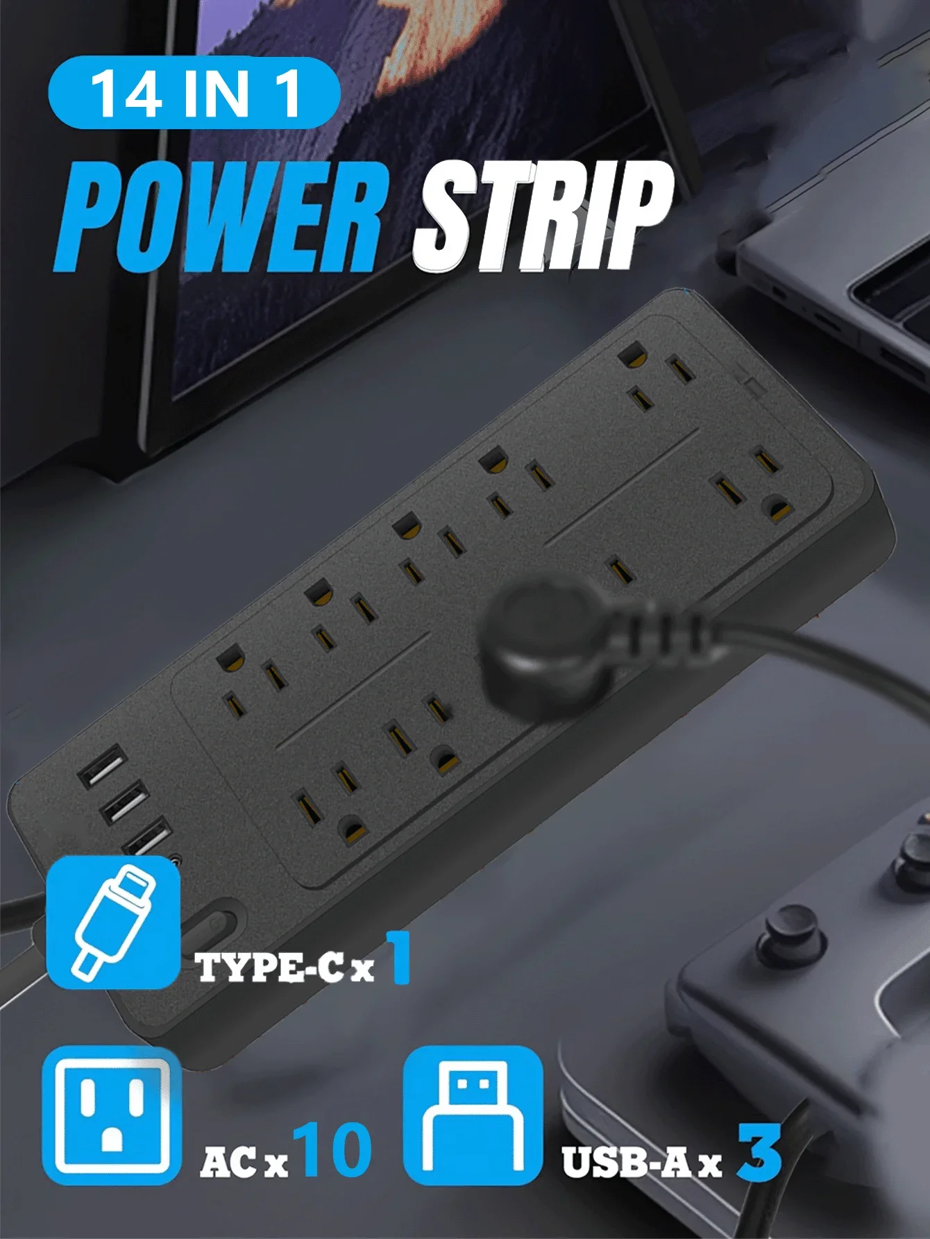 Power Strip Surge Protector - Image 7