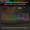 FocusOnPC K787 2.4G Tri-Mode Wireless Gaming Keyboard, - Thumbnail Image 4
