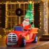Firefighter Santa Claus with Christmas Tree - Thumbnail Image 1