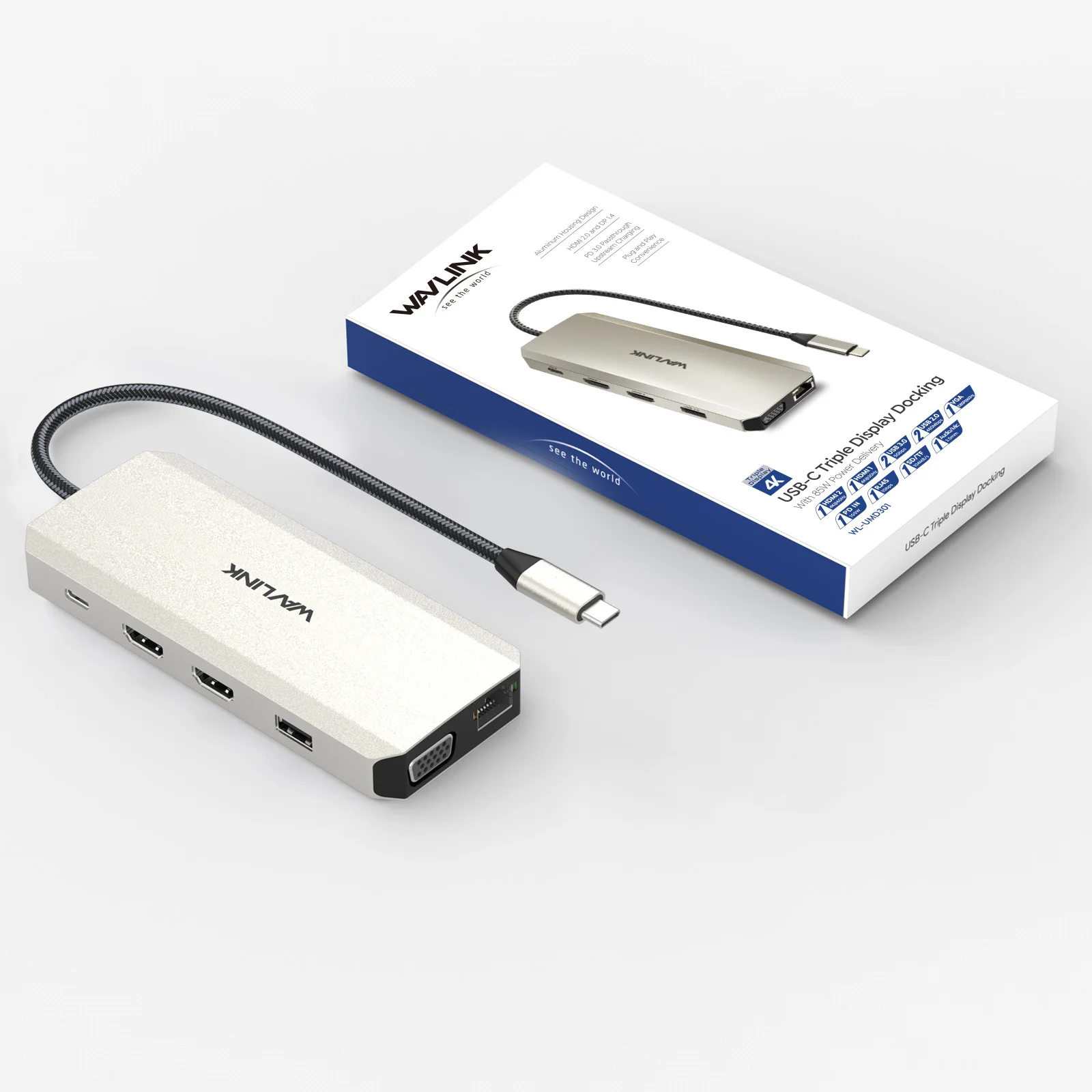 WAVLINK USB C 12-in-1 Hub/ Docking Station - Image 6