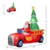 Firefighter Santa Claus with Christmas Tree - Thumbnail Image 2