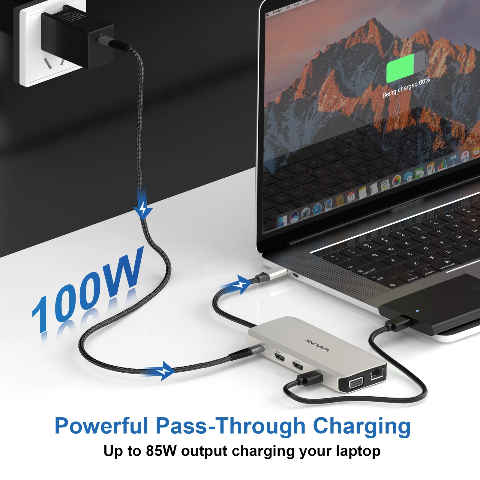 WAVLINK USB C 12-in-1 Hub/ Docking Station - Image 3