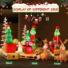 7FT LED-Lit Inflatable Green Monster - Thumbnail Image 3
