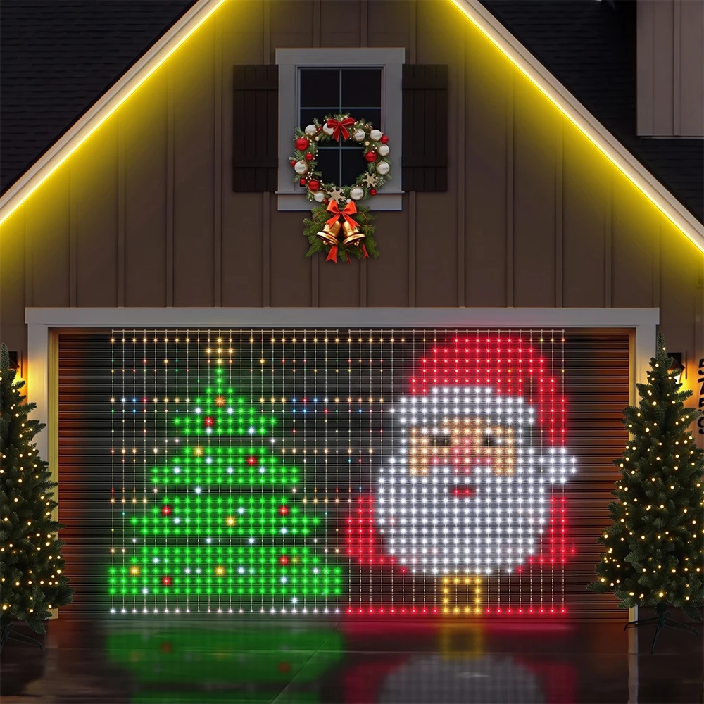 Smart LED Curtain Lights RGB Color Changing Music Syncing - Image 1