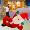Giant 12FT Lying Santa Claus - Thumbnail Image 4