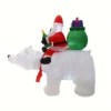 Santa Clause Riding Bear with Shaking Head - Thumbnail Image 6