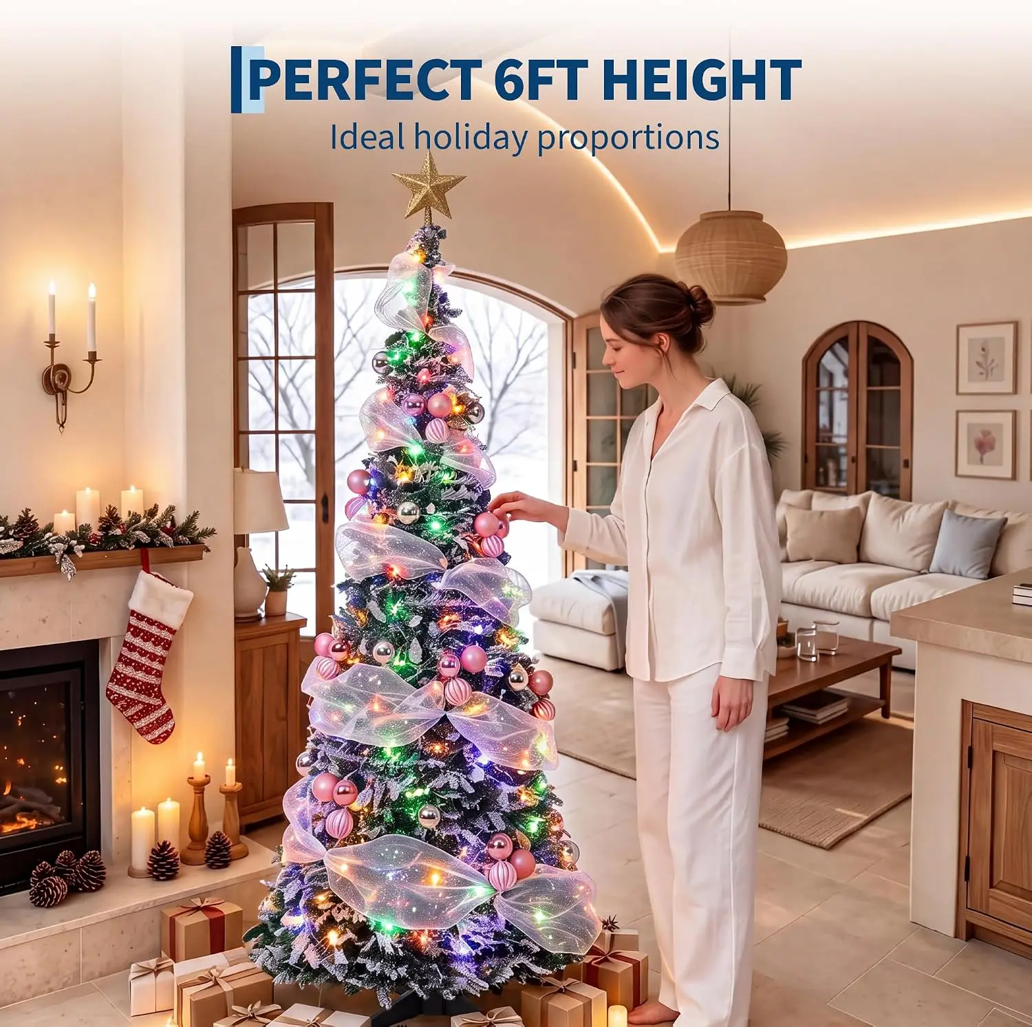 Garvee 6ft Pop-up Christmas Tree - Image 2