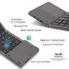 Portable Pocket Sized Foldable BT Keyboard Mini Wireless Keyboard - Thumbnail Image 3